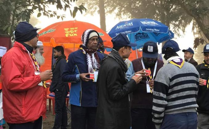 Tea Service in National Cub Camporee 