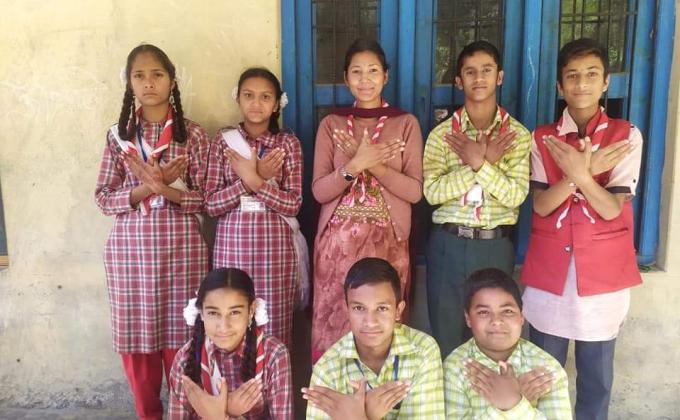 महात्मा गांधी जी की 150 जयंती पर स्वच्छता अभियान 