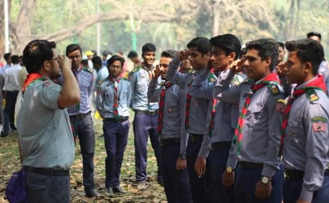 লালবাগ ওপেন স্কাউট গ্রুপ দীক্ষা অনুষ্ঠান ২০১৯