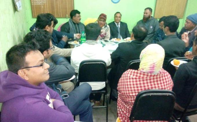 ঢাকা জেলা রোভার এর প্রোগ্রাম কর্মসূচির মিটিং