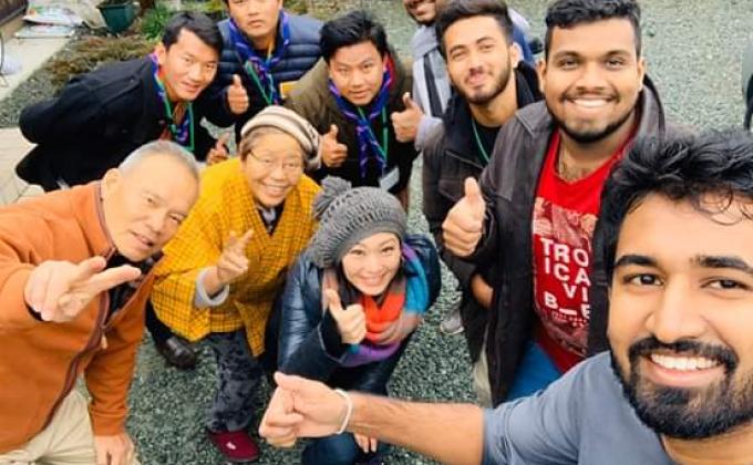 Exhibit and awareness of community service of Bhutan 