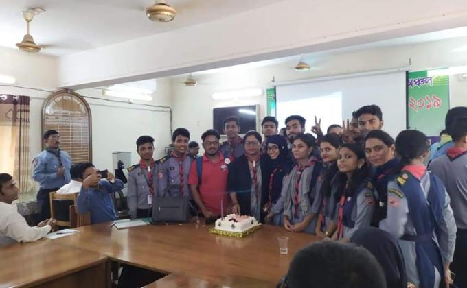 সরকারি বাঙলা কলেজ রোভার স্কাউট গ্রুপের ৩০ তম প্রতিষ্ঠা বার্ষিকী উদযাপন।

