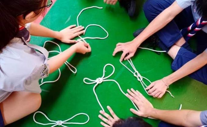 aktiviti ikatan dan simpulan