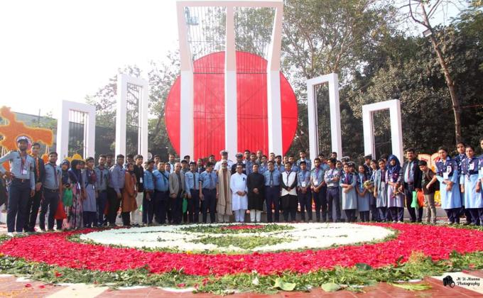২১ শে ফেব্রুয়ারী আন্তর্জাতিক মাতৃভাষা দিবস উদযাপন এ বাংলাদেশ স্কাউটস 