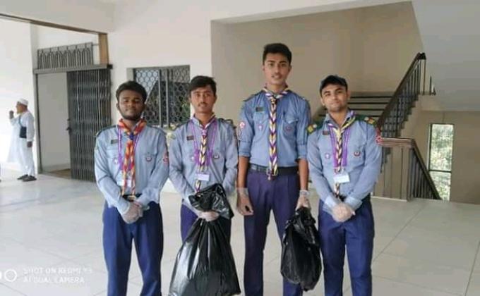 হজ্জ ক্যাম্প পরিষ্কার পরিচ্ছন্নতা অভিযান