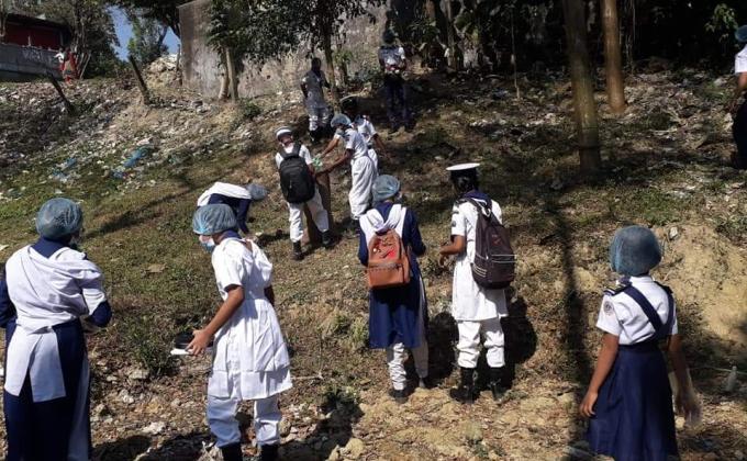 বিপি দিবস উপলক্ষে পরিষ্কার পরিচ্ছন্নতা অভিজান 