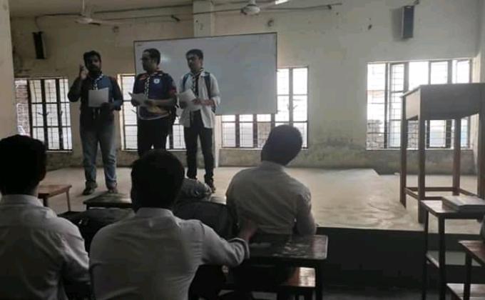 শিক্ষার্থীদের মাঝে Corona ভাইরাস সম্পর্কে সচেতনতা 