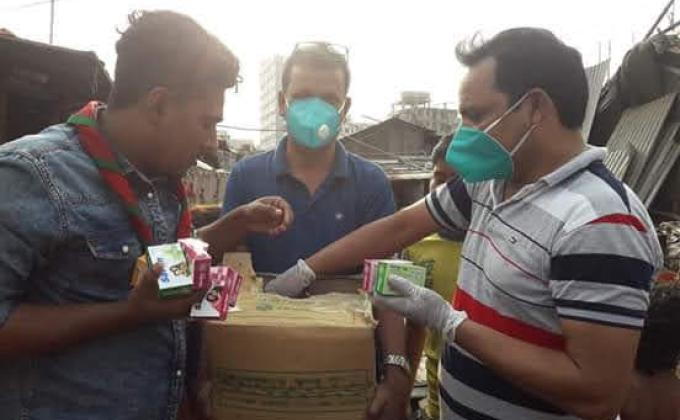 Covid19 : 1000 Savlon Soap has been distributed among the poor people of Dhaka slum area of ​​Bangladesh.
