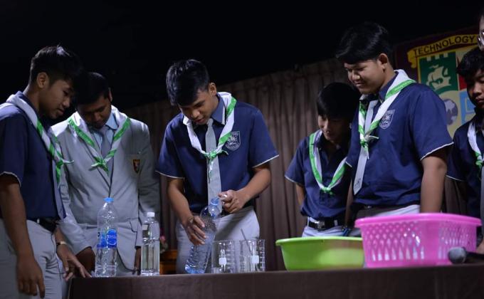 อบรมนักเรียนทำ Alcohol
