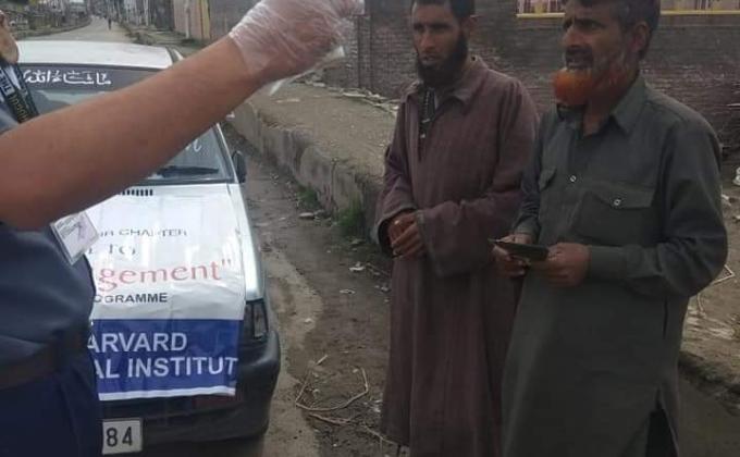 Distribution of Masks and Sanitizers