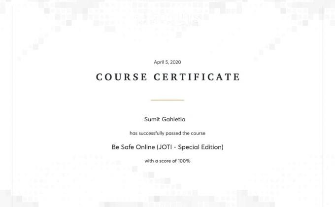 Special Joti, 3-5 April 2020