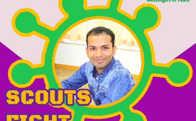 covid 19 response program at sheba Mukta scout group, sirajganj