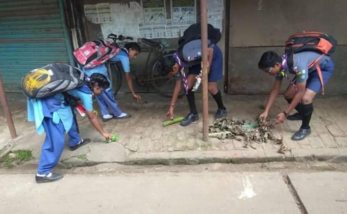 SANKALP - CLEANING AN AREA 