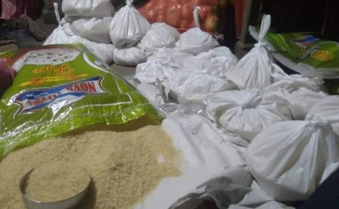 Relief Materials Distribute the locality during the lockdown situation.