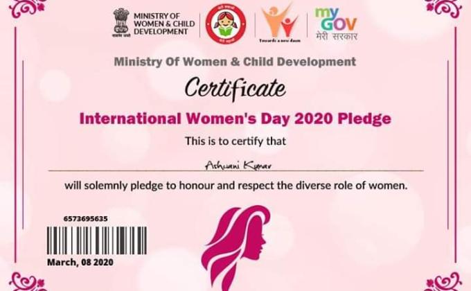 International Women's Day Pledge