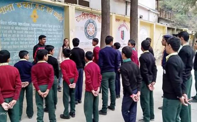 3rd troop meeting with Gmsss anni