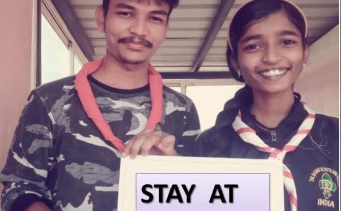 "Reach out challenge 1-- By Rovers and Rangers Bharath Scouts and Guides District Association Udupi. Karnataka State India "