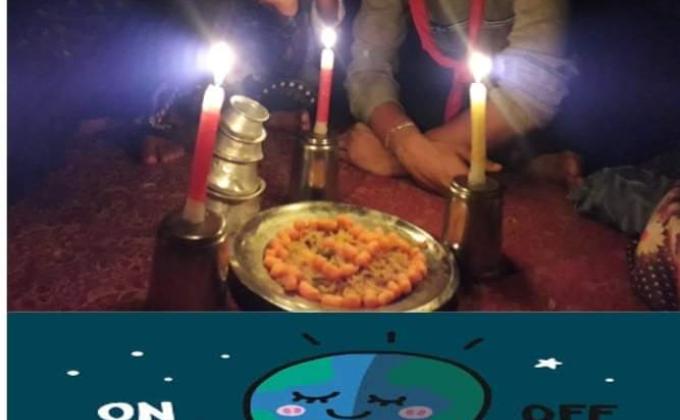 "challenge 4- dinner in the Dark-- By Bharath Scouts and Guides District Association Udupi. Karnataka State India "