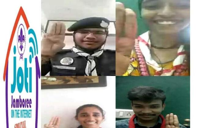 Digital scout guiding ,special jota joti-- By  Bharath Scouts and Guides District Association Udupi. Karnataka State India "