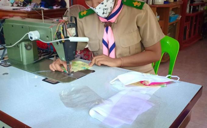 เย็บหน้ากากอนามัย