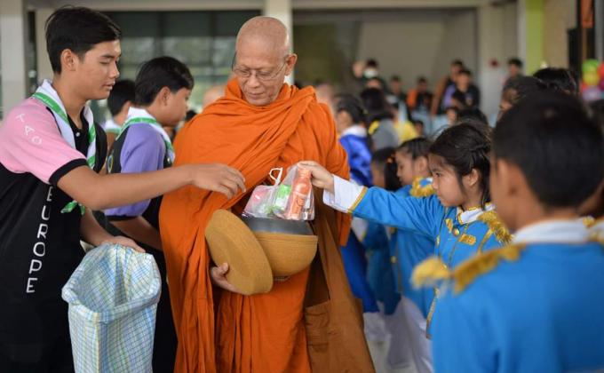 คณะลูกเสือสันติภาพ ร่วมเป็นจิตอาสาในกิจกรรมวันเด็กแห่งชาติ