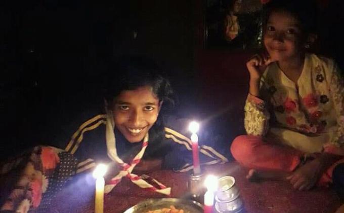 "DINNER IN THE DARK" :[(C) Earth Hour] : Project Sankalp : Challenge (4): Bharat Scouts and Guides District Association Udupi. Karnataka State, India.