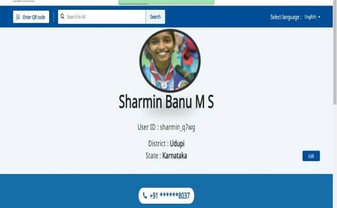 "GOVERNMENT INITIATIVES  " :[(D) DIGITAL SCOUTING AND GUIDING] : Project Sankalp : Challenge (5): Bharat Scouts and Guides District Association Udupi. Karnataka State, India.