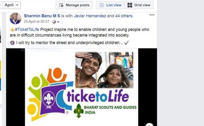 "YOUTUBE CHANELL OF BSG  " :[(D) DIGITAL SCOUTING AND GUIDING] : Project Sankalp : Challenge (4 (a): Bharat Scouts and Guides District Association Udupi. Karnataka State, India.