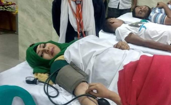 রক্তদান কর্মসূচি পালন