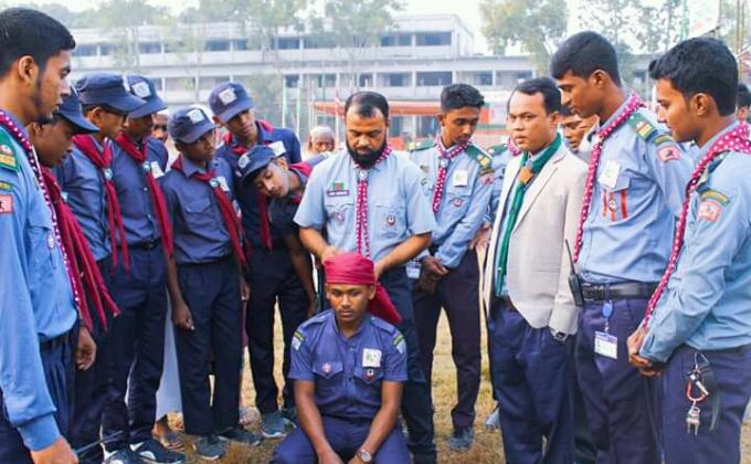 Scout Skills Upazila Scout Camp-2019