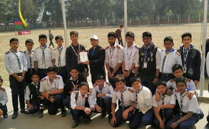 Uttara High School and College Scout Group selected as Best scout team of 2019