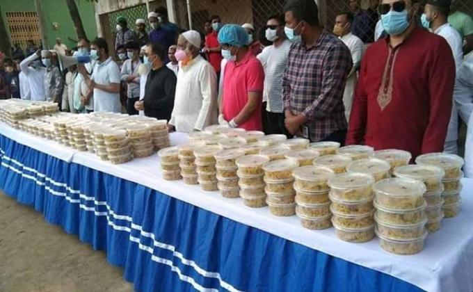 করোনা পরিস্থিতিতে খাদ্য সহায়তা