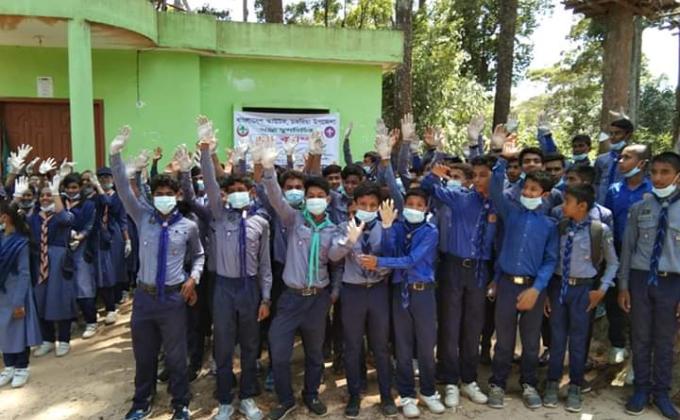 Cleanliness programme in a particular area.