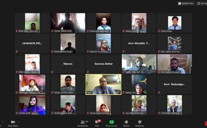 অনলাইনে অনুষ্ঠিত হলো ঢাকা বিভাগীয় সিনিয়র রোভার মেট ওয়ার্কশপ