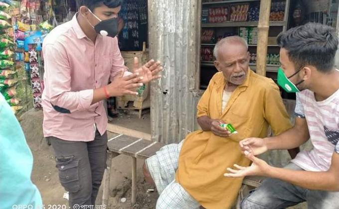 Himanshu Kumar Dutta Memorial Open Scout Group has started various programs in Nasirnagar upazila of Brahmanbaria district to raise awareness about coronavirus infection