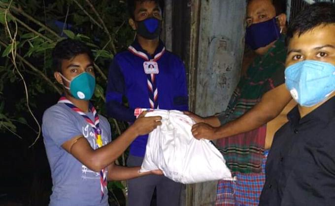 Himanshu Kumar Dutt Memorial Free Scout Group stood by the people who did not eat