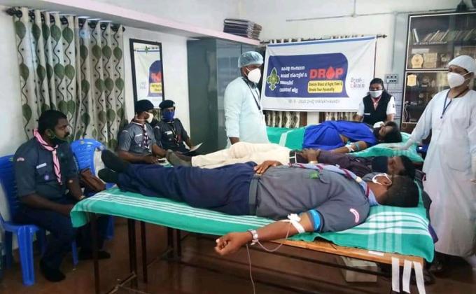 "Drop your Blood" programme administered.