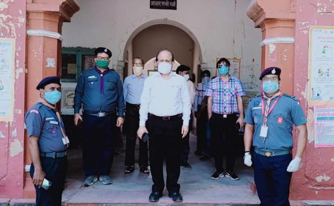 Cornona Awareness at Evaluation center