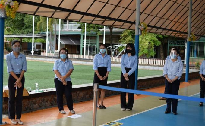 ต้อนรับคณะสช.ตรวจเยี่ยมโรงเรียน