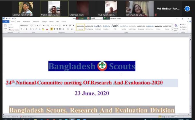 24th National Committee Meeting of Research And Evaluation-2020