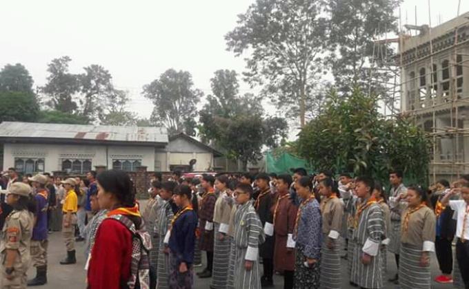 Cleaning camping in Gelephu Thromde