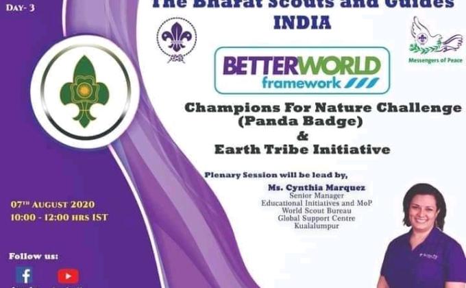 BETTER WORLD FRAMEWORK, DAY3 ..... WEBINAR ON EARTH TRIBE INITIATIVE.....