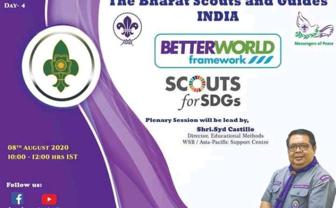 DAY-4 Scouts for SDGs  of the Webinar  on Better World Framework 