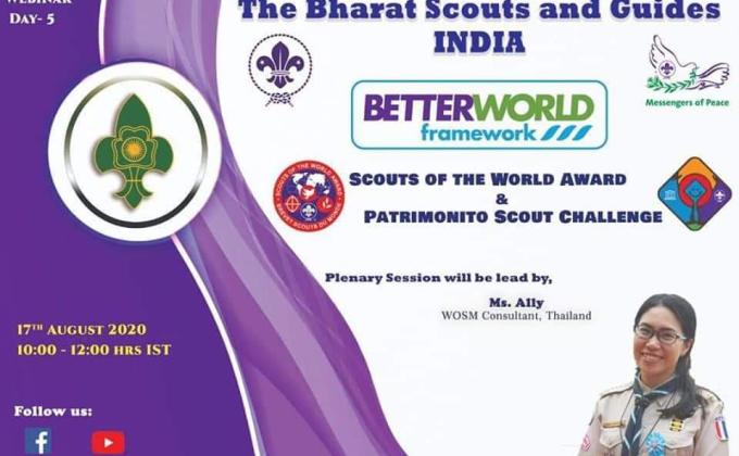 Day-5 Better world framework, scout of the world award and patrimonito scout challenge
