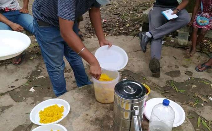 I was able to enjoy the joy of Eid with the street children