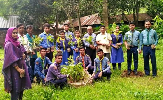 Tree Plantation -2019 At RSTC,Bogura 