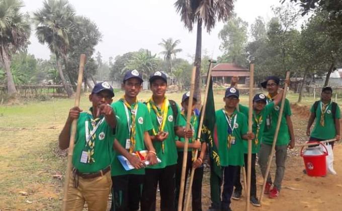 Hiking in 10th National and 3rd SAANSO Jamboree 