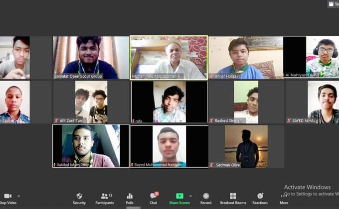 Online Troop Meeting