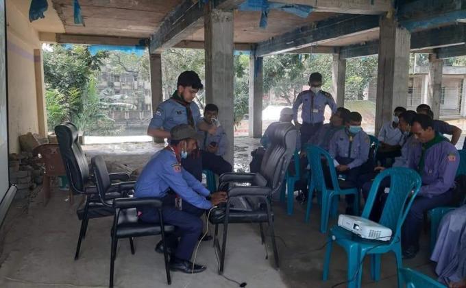বাংলাদেশ স্কাউটস সিরাজগঞ্জ জেলার ব্যবস্থাপনা ও পরিচালনায় "জেলা পর্যায়ে  অনলাইন মেম্বারশীপ রেজিস্ট্রেশন বিষয়ক অরিয়েন্টেশন" প্রোগ্রাম অনুষ্ঠিত । 