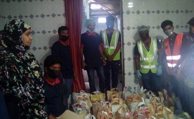 Gift Distribution Among Helpless And Poor People